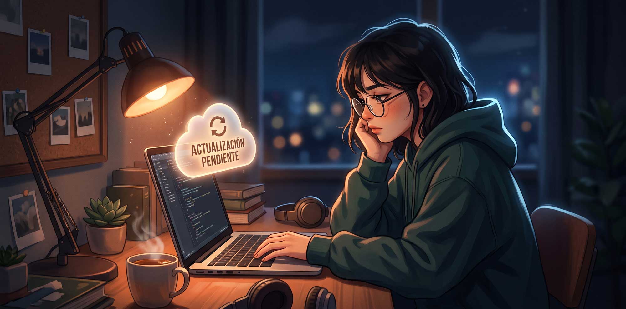 Actualización de plugin pendiente en sitio web WordPress